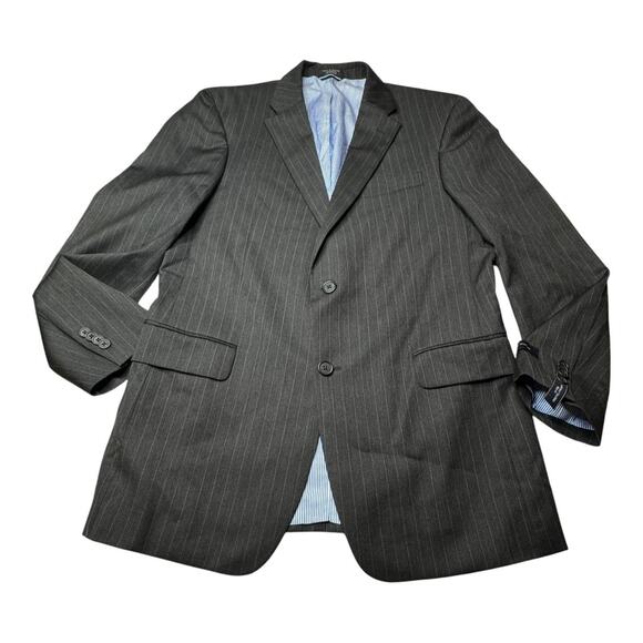 NWOT Tommy Hilfiger Blazer Suit Sport Dinner Jacket Pinstripe Coat Slim Fit 40R - Picture 1 of 11